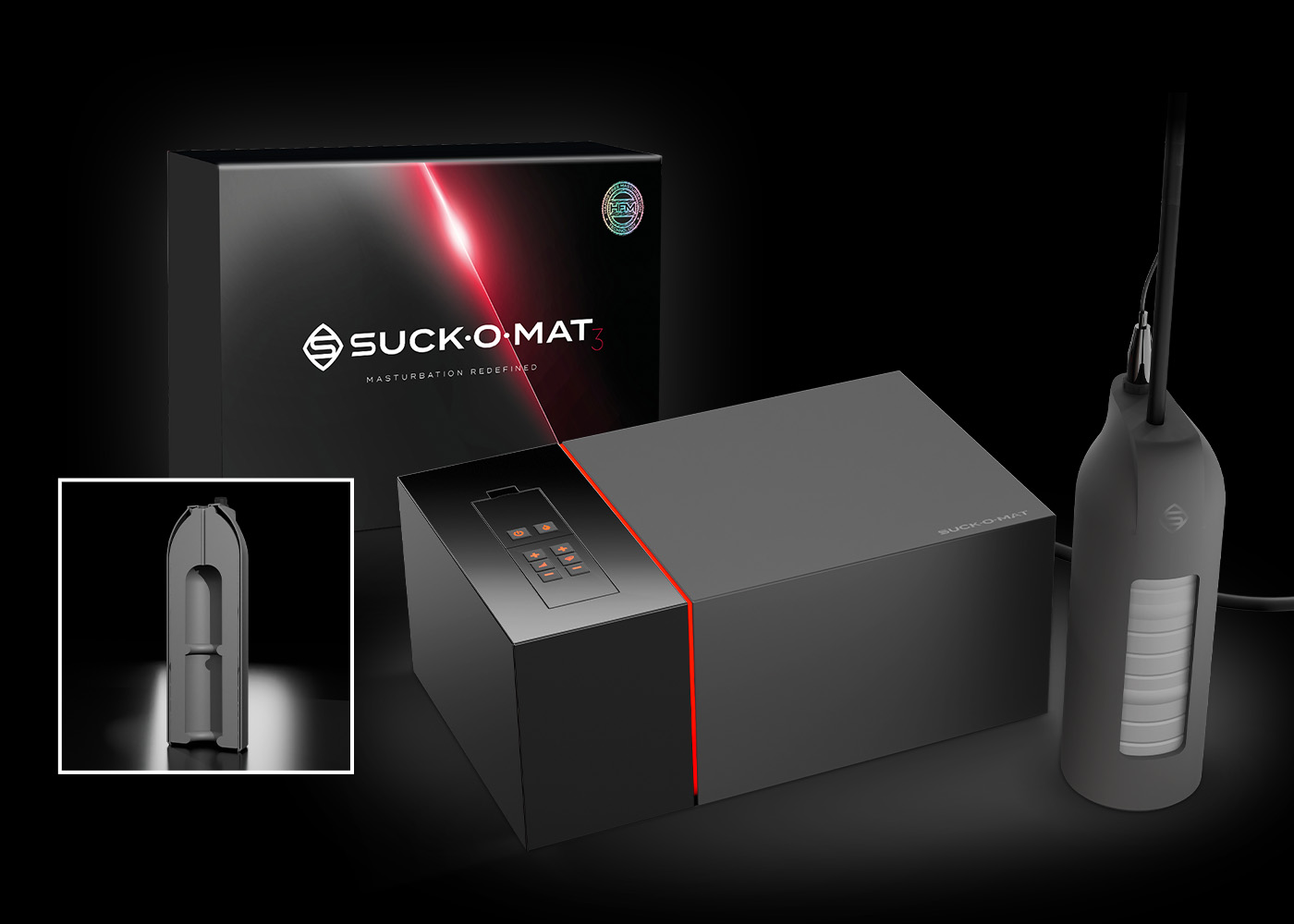 Masturbation redefined with the Suck-O-Mat 3