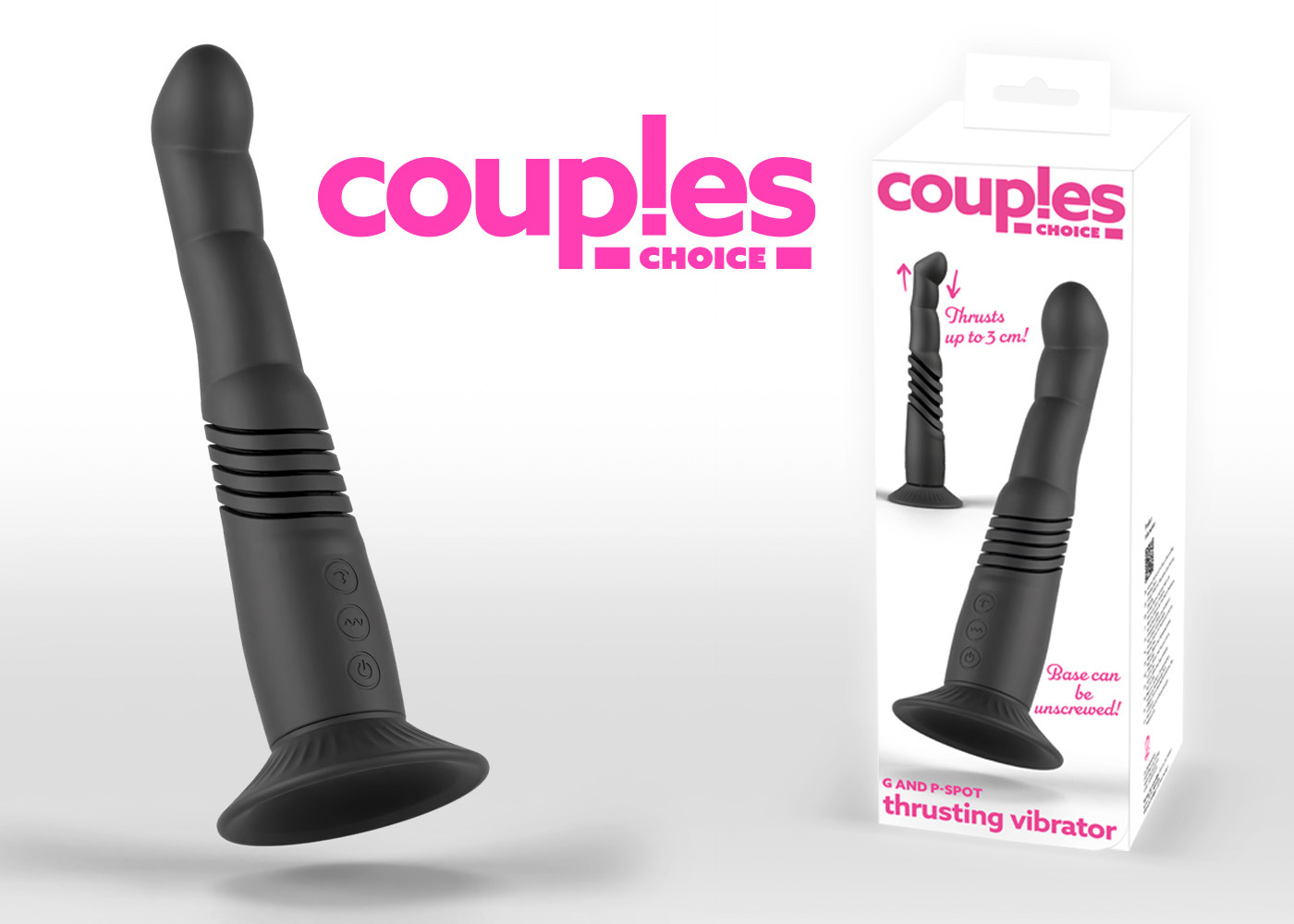 Flexibler Stoßvibrator von Couples Choice