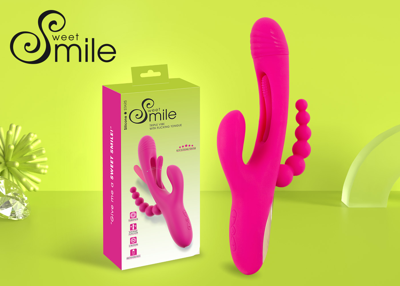 Dreifache Vibro-Action von Sweet Smile