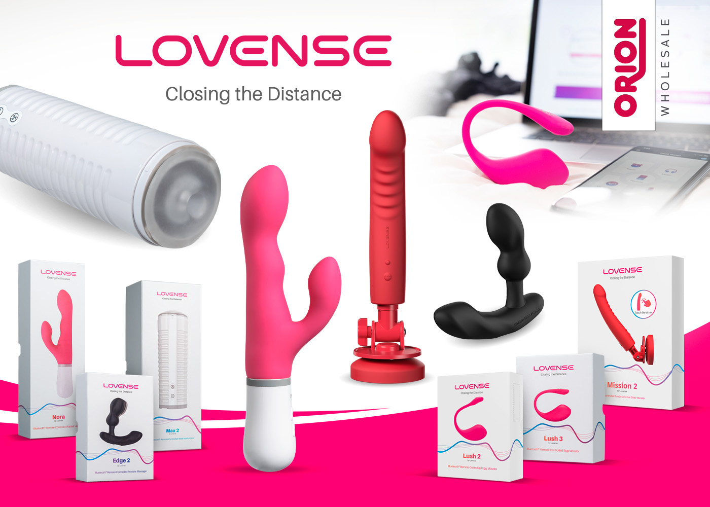 Innovative bestsellers from Lovense now available at ORION Wholesale