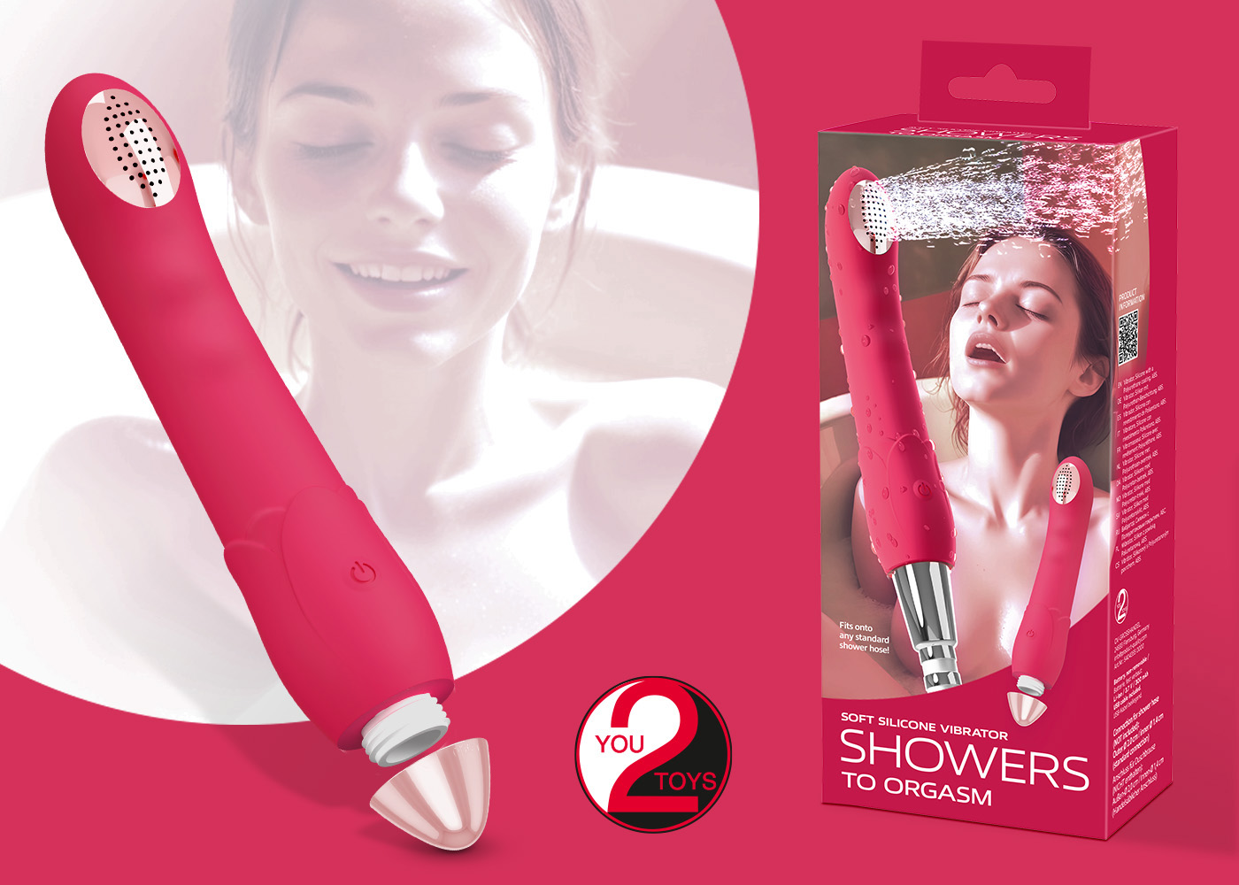 “Showers to Orgasm” by You2Toys for vibrating aqua-fun