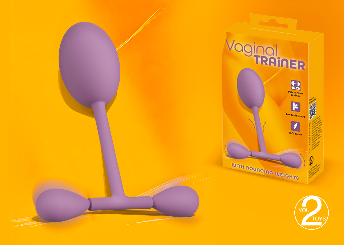 Exclusive: A pleasurable pelvic floor trainer with swinging weights