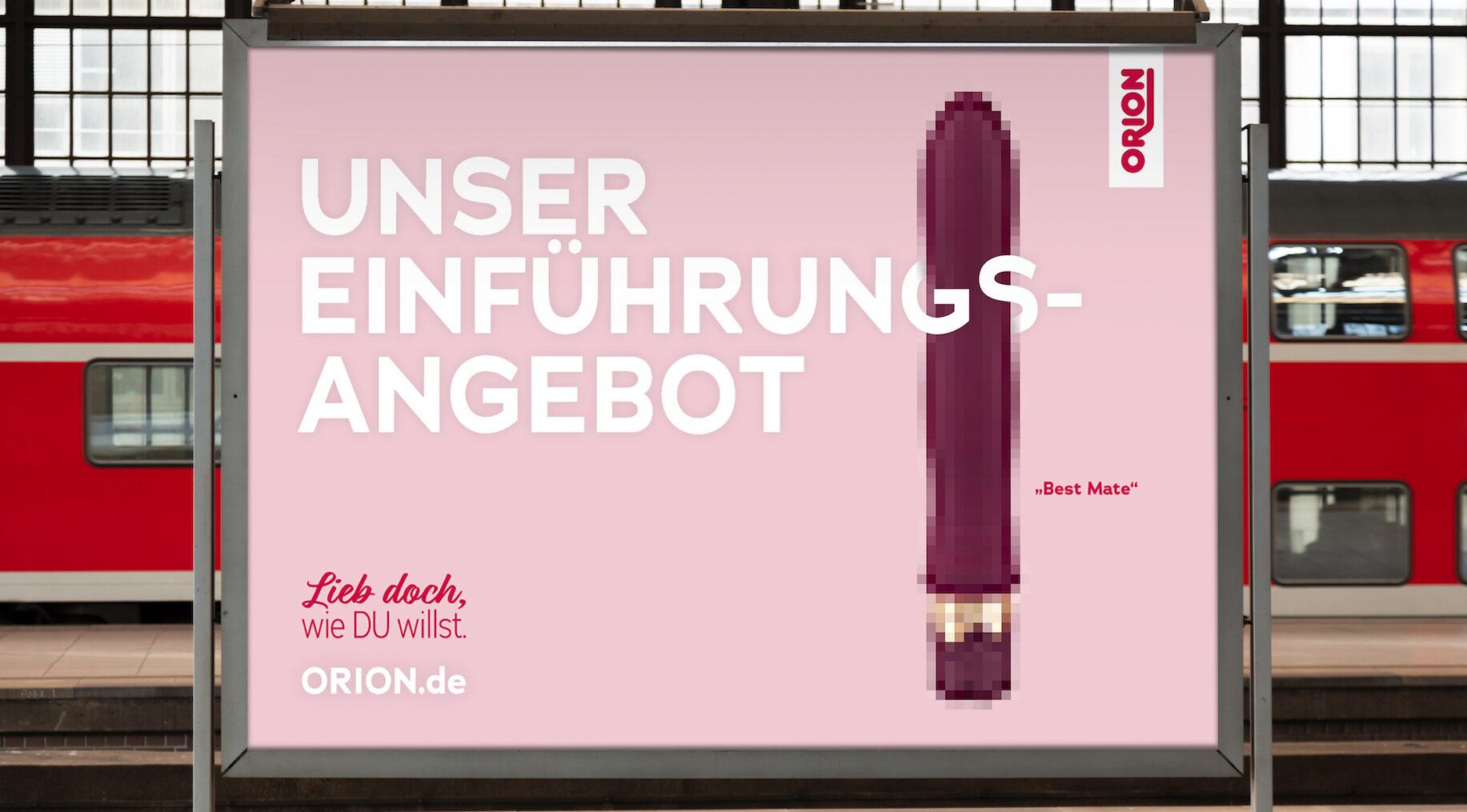 Einführungsangebot? ORION macht Schluss mit digitaler Prüderie. ORION & Trickster im Finale des BEST 18/1 Awards 2025