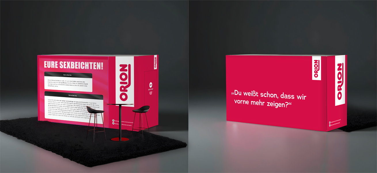 Von Kuscheltier bis Küchentisch: ORION enthüllt Berlins heißeste Geheimnisse – live, anonym und (fast) unzensiert auf der VENUS 2025