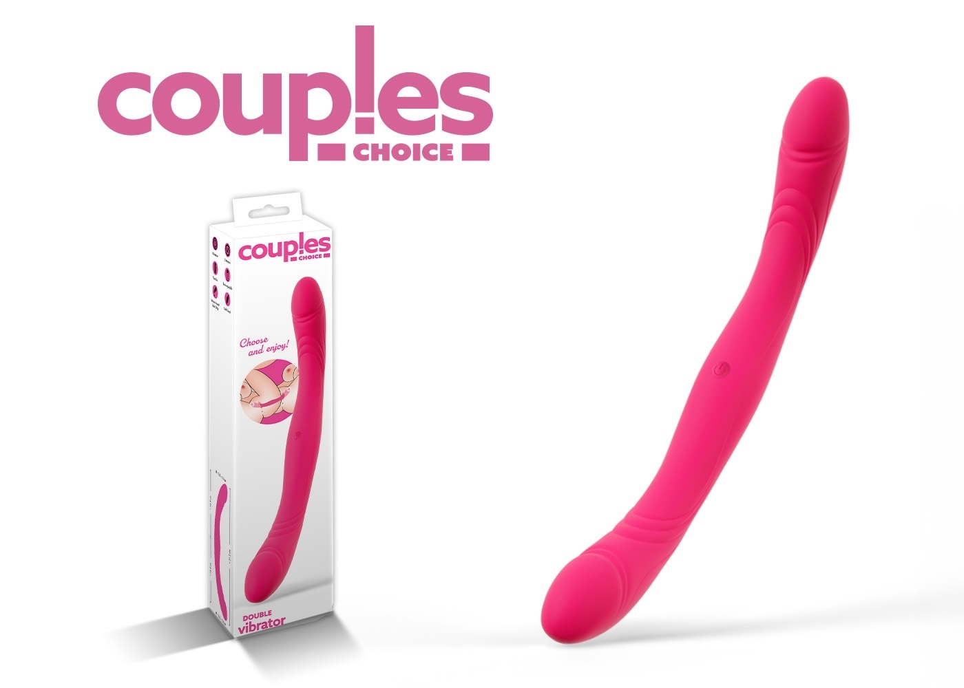 Dual fun and a common goal with the Double Vibrator from Couples Choice